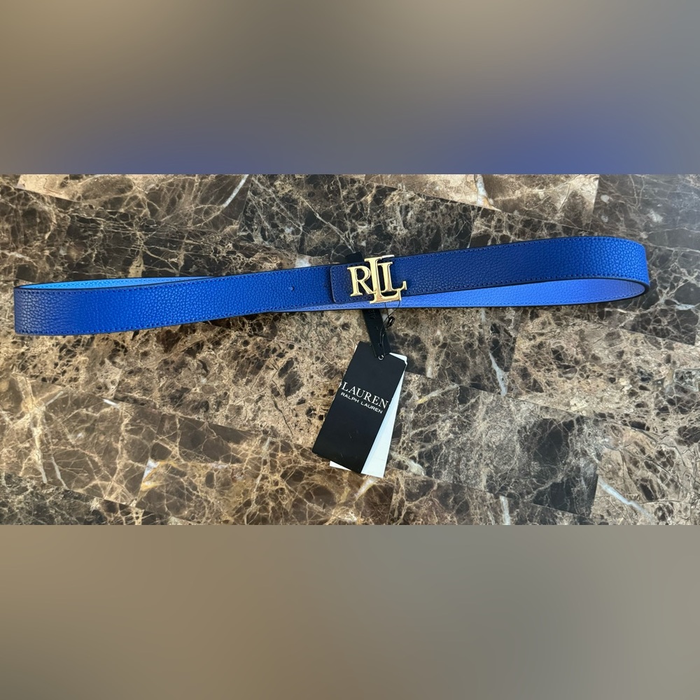 Women’s Large Lauren Ralph Lauren Belt Blue Brand New